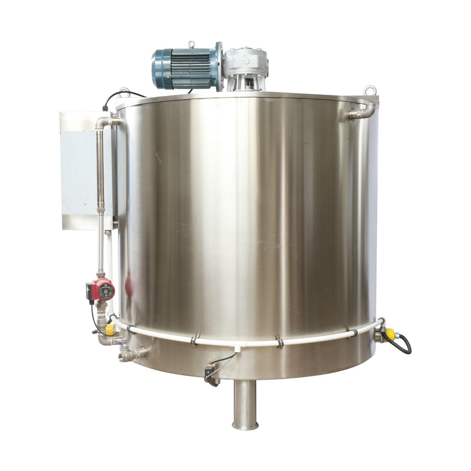 Stainless Steel Chocolate Mixing Tank with Electric Heater and Agitator